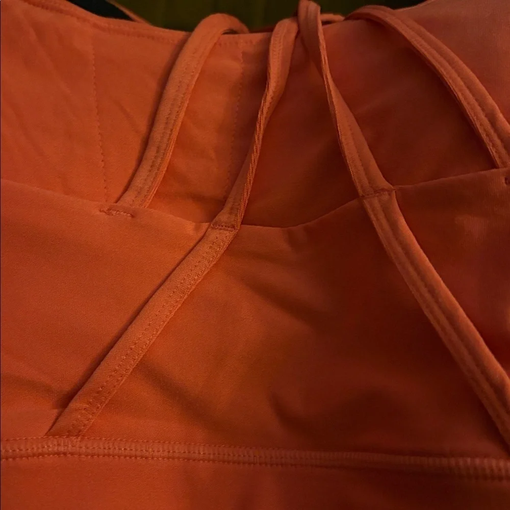 Body Up  Strappy Back Sports Bra in Begonia Pink